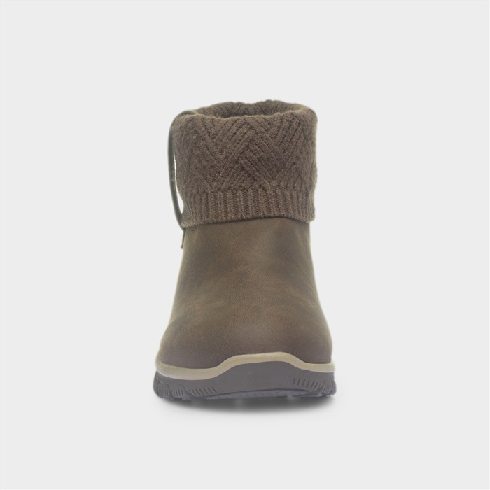 Slip-Ins Easy Going Womens Chocolate Boot