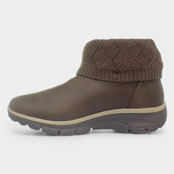 Slip-Ins Easy Going Womens Chocolate Boot