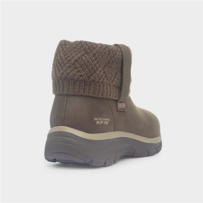 Slip-Ins Easy Going Womens Chocolate Boot