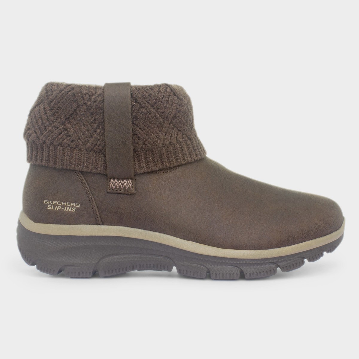 Slip-Ins Easy Going Womens Chocolate Boot