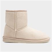 Krush Ashley Womens Beige Fur Lined Ankle Boot (Click For Details)