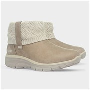Skechers Easy Going Womens Taupe Ankle Boot (Click For Details)