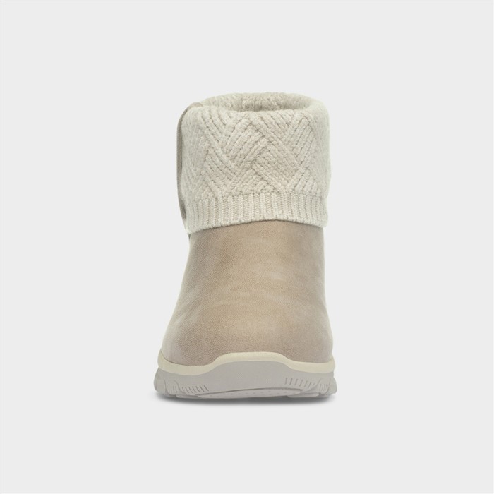 Easy Going Womens Taupe Ankle Boot