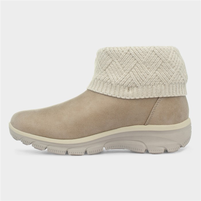 Easy Going Womens Taupe Ankle Boot