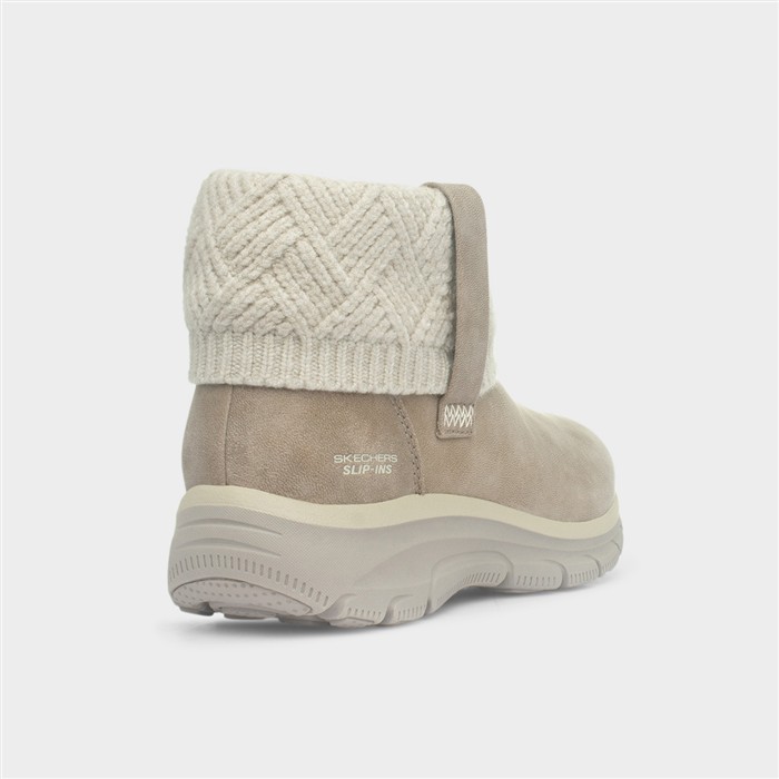 Easy Going Womens Taupe Ankle Boot