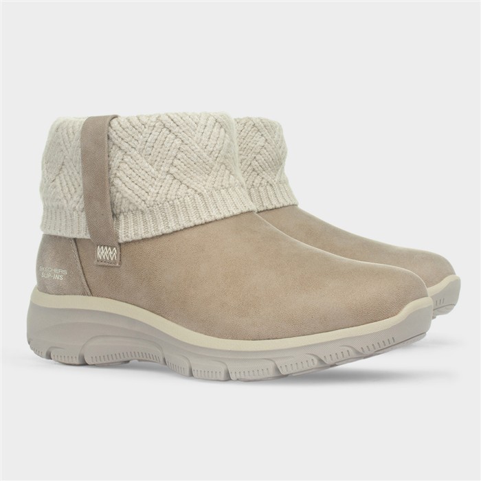 Easy Going Womens Taupe Ankle Boot