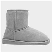 Krush Ashley Womens Grey Fur Lined Ankle Boot (Click For Details)
