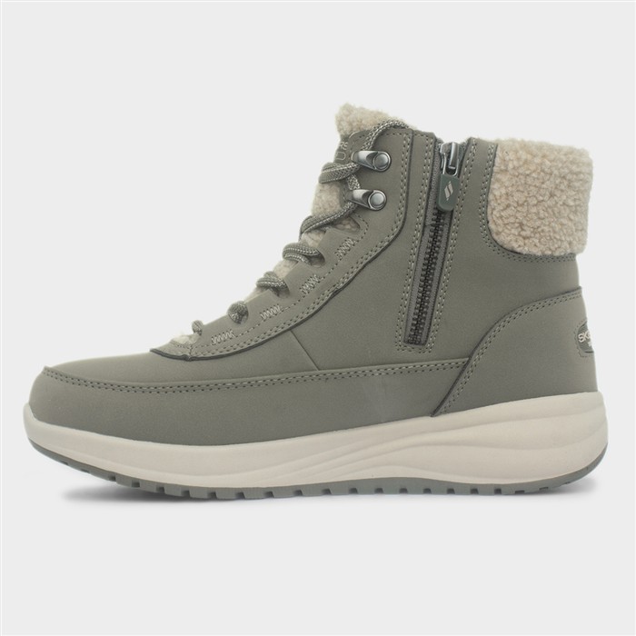 On The Go Stellar Womens Olive Vegan Boot