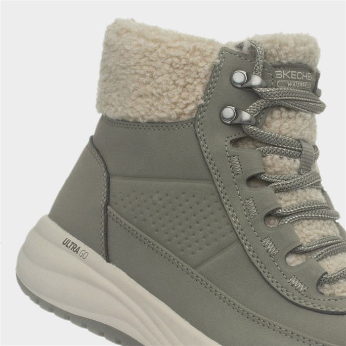 On The Go Stellar Womens Olive Ankle Boot