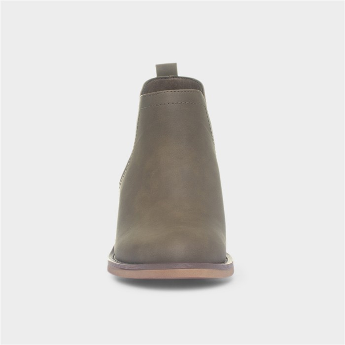 York Santee Womens Brown Ankle Boots