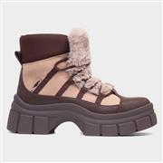 Rocket Dog Tiger Womens Taupe Chunky Platform Boot (Click For Details)