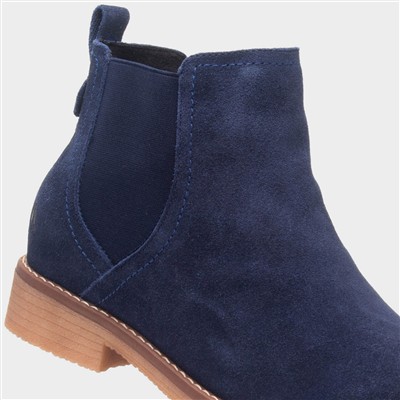Maddy Womens Navy Wider Fitting Boot