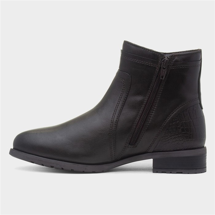 Scarlett Womens Brown Leather Boot