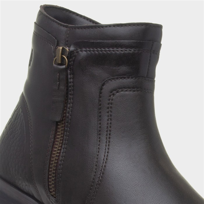 Scarlett Womens Brown Leather Boot