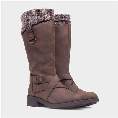 Telsa Womens Brown Calf Boot