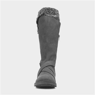 Telsa Womens Grey Calf Boot