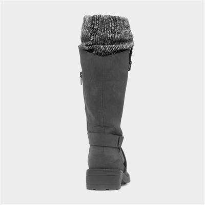 Telsa Womens Grey Calf Boot