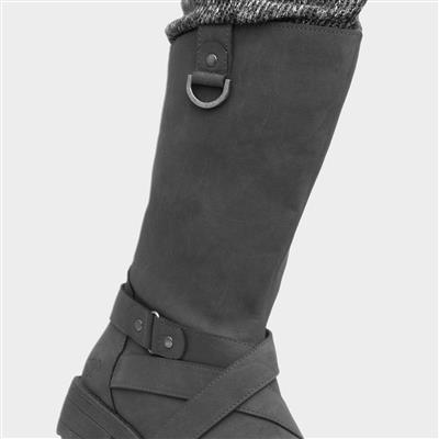 Telsa Womens Grey Calf Boot