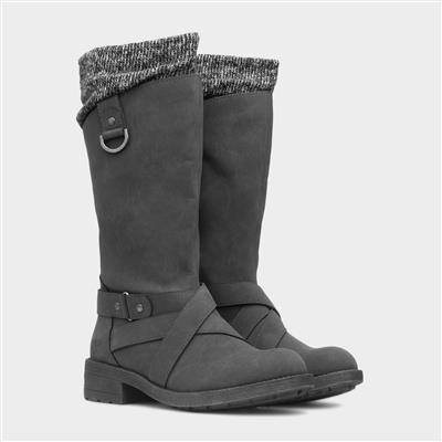 Telsa Womens Grey Calf Boot