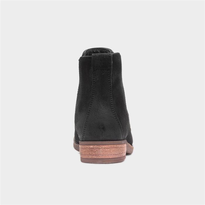 Edith Womens Black Leather Boot
