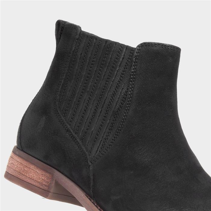 Edith Womens Black Leather Boot