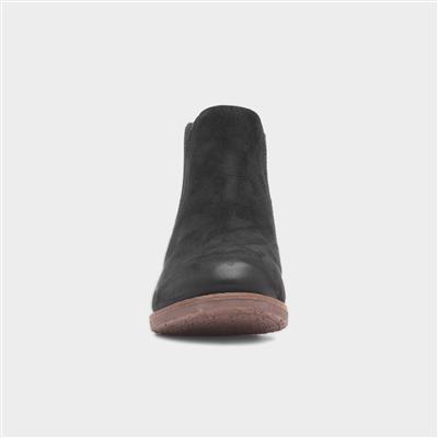 Edith Womens Black Leather Boot