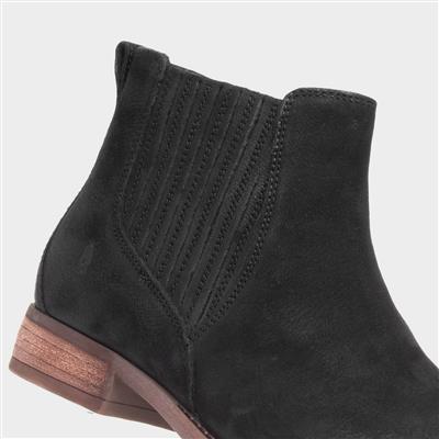 Edith Womens Black Leather Boot