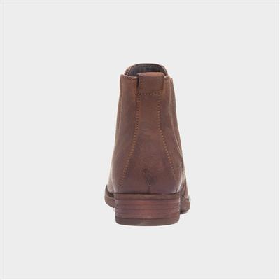 Edith Womens Brown Leather Boot