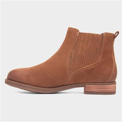 Edith Womens Tan Leather Boot