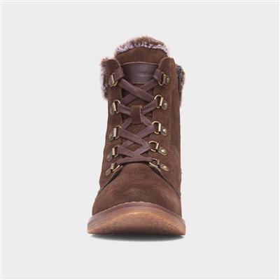 Florence Womens Chocolate Ankle Boot