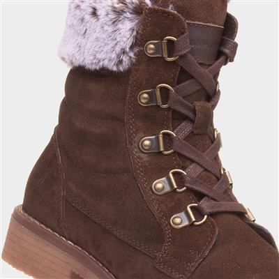 Florence Womens Chocolate Ankle Boot
