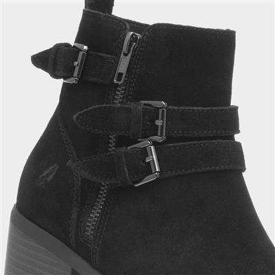 Jenna Womens Black Leather Boot