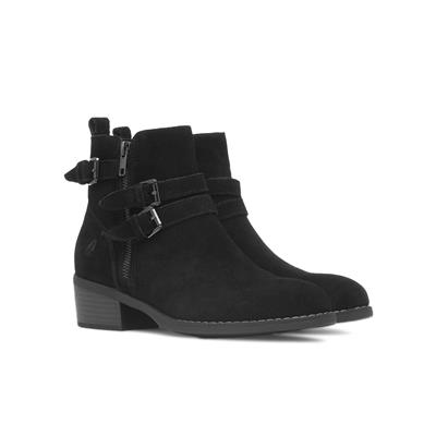 Jenna Womens Black Leather Boot
