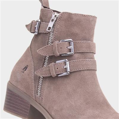 Jenna Womens Taupe Leather Boot