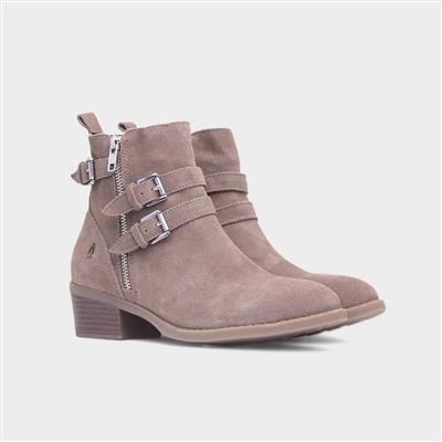 Jenna Womens Taupe Leather Boot