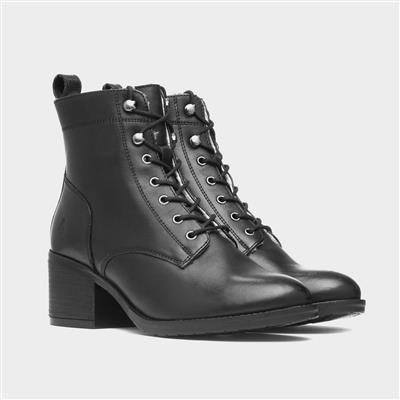 Harriet Womens Black Leather Boot
