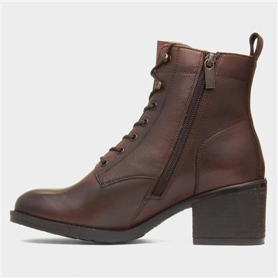 Harriet Womens Brown Leather Boot