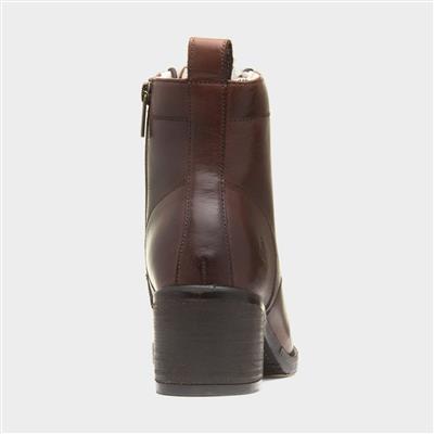 Harriet Womens Brown Leather Boot