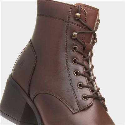 Harriet Womens Brown Leather Boot