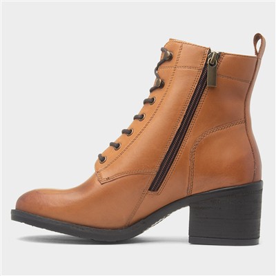 Harriet Womens Tan Leather Boot