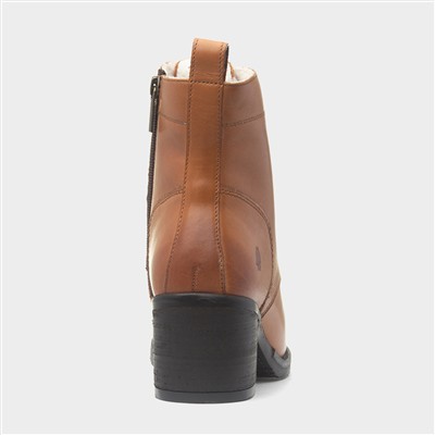 Harriet Womens Tan Leather Boot