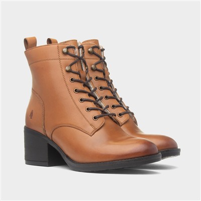Harriet Womens Tan Leather Boot