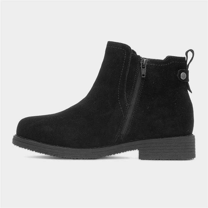 Maddy Womens Black Wide Fit Boot