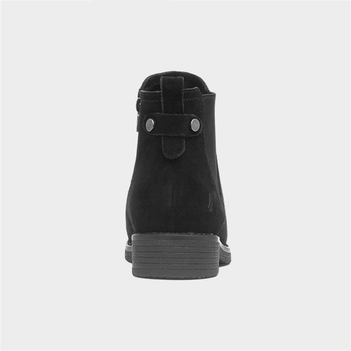 Maddy Womens Black Wide Fit Boot