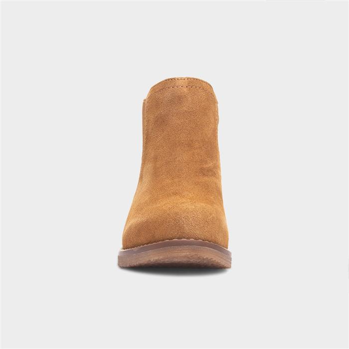 Maddy Womens Tan Wide Fit Boot