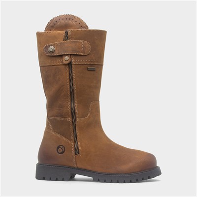 Bushcombe Womens Brown Leather Boot
