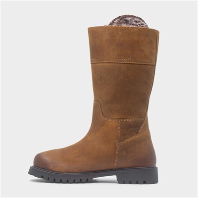 Bushcombe Womens Brown Leather Boot