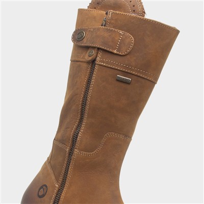 Bushcombe Womens Brown Leather Boot