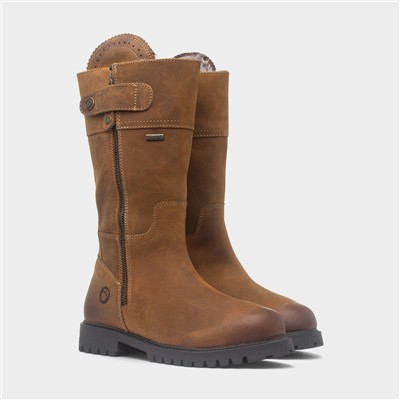 Bushcombe Womens Brown Leather Boot