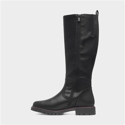 Verbena Womens Black Knee High Boot